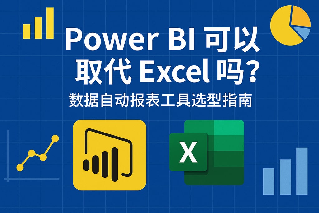 Power BI可以取代Excel吗？数据自动报表工具选型指南